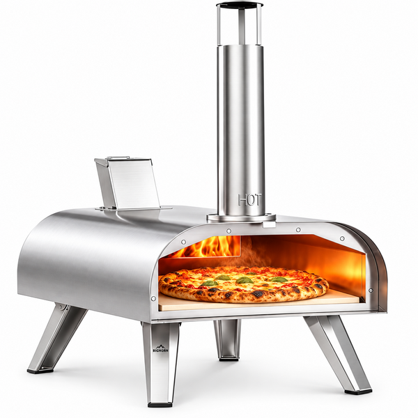 12" Outdoor Pizza Oven – Wood Pellet, Gas & Electric