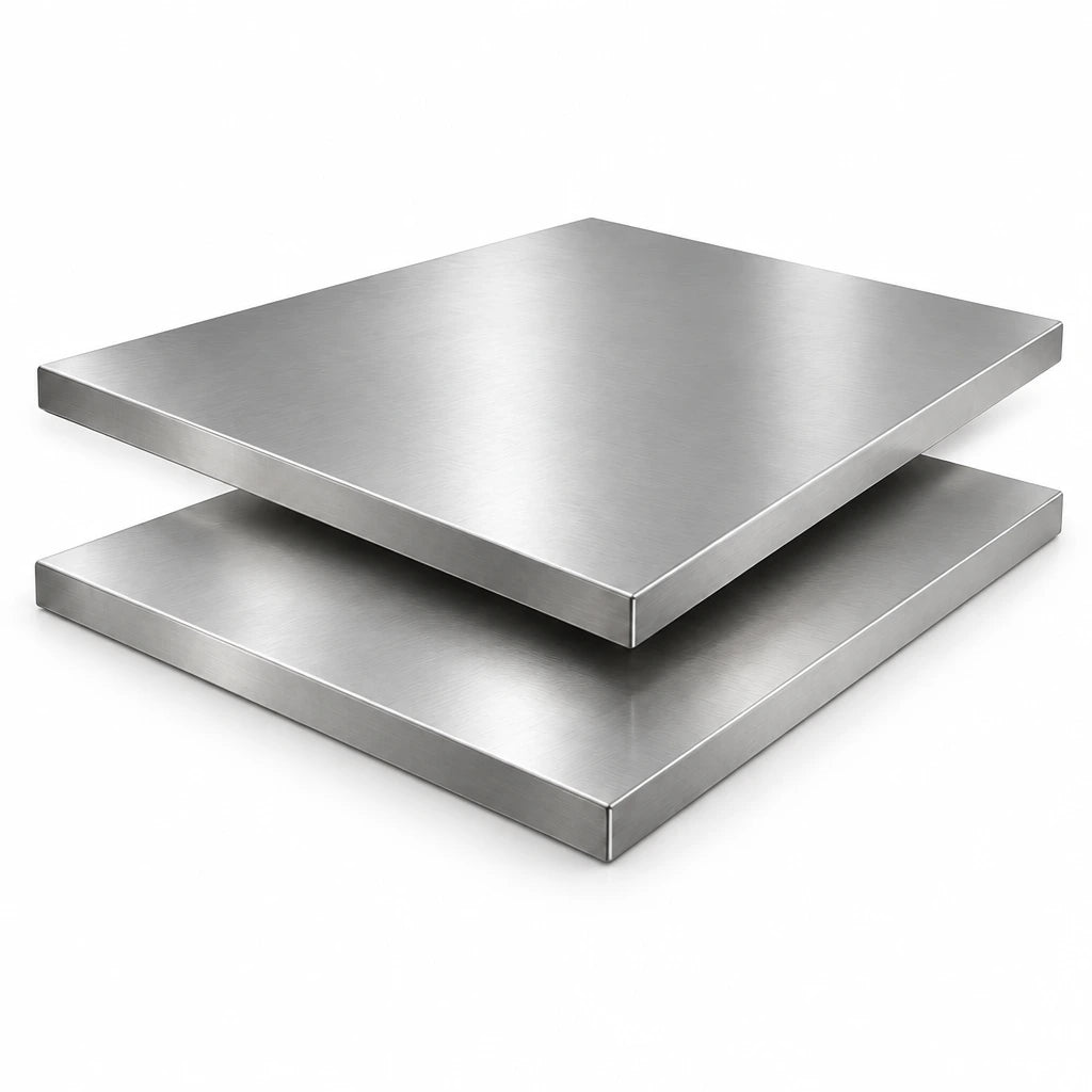 Outdoor Kitchen Stainless Steel Countertop Bundle: (2) 32 In. Countertops