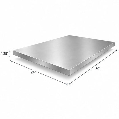 Outdoor Kitchen Stainless Steel Countertop Bundle: (2) 32 In. Countertops — product view 2