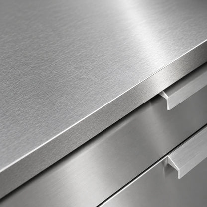 Outdoor Kitchen Stainless Steel Countertop Bundle: (2) 32 In. Countertops — product view 4