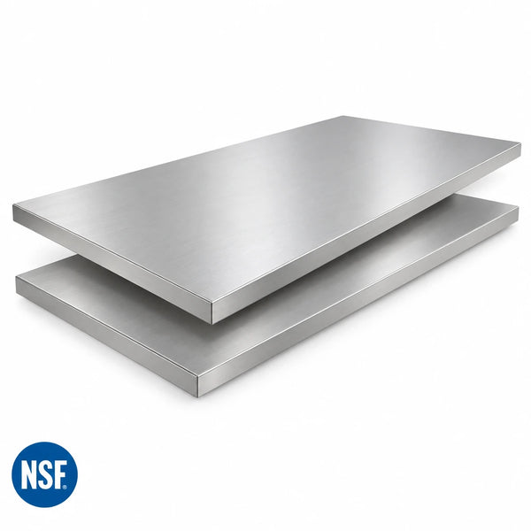 Outdoor Kitchen Stainless Steel Countertop Bundle – 2×64"