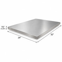 Outdoor Kitchen Stainless Steel Countertop Bundle: (3) 32 In. Countertops, 56 In. Countertop — product view 5
