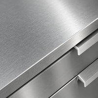 Outdoor Kitchen Stainless Steel Countertop Bundle: (3) 32 In. Countertops, 56 In. Countertop — product view 6